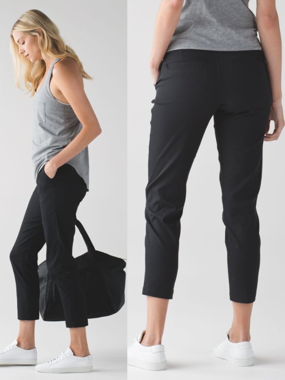 Lululemon Urbanite Twill Stretch Mid Rise City Trek Trousers